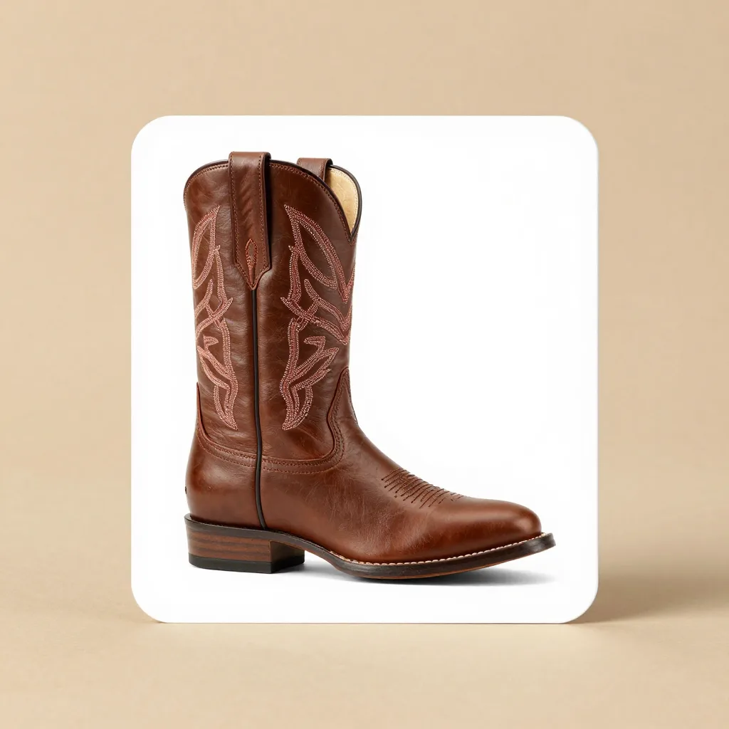 A gaucho boot gift card on a light background